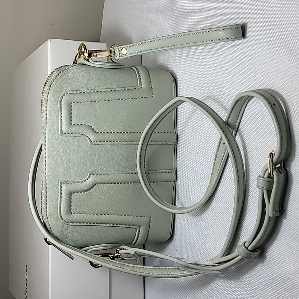 Sole/Society  soft sage green leather crossbody bag NWOT